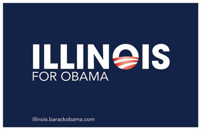 Barack Obama - (Illinois for Obama) Campaign Poster Movie Poster Print