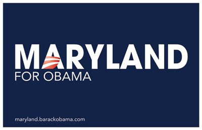 Barack Obama - (Maryland for Obama) Campaign Poster Movie Poster Print