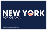 Barak Obama - (New York for Obama) Campaign Poster Movie Poster Print