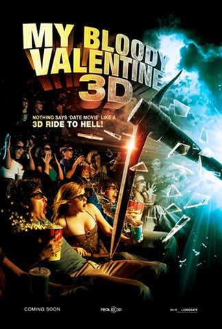My Bloody Valentine 3-D, c.2009 - style B Movie Poster Print
