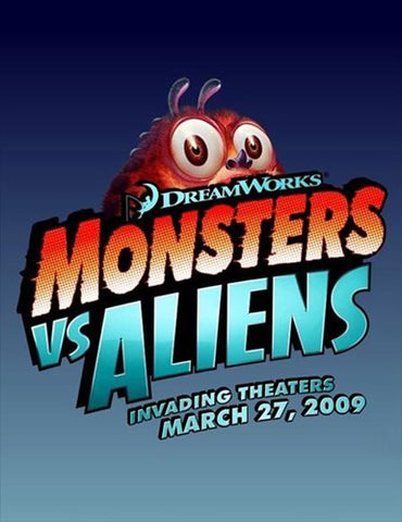 Monsters vs. Aliens, c.2009 - style B Movie Poster Print