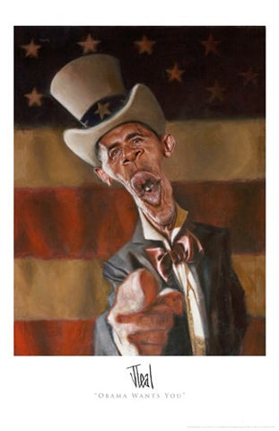 Barack Obama - Obama Wants You Movie Poster Print