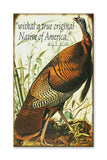 Ben Franklin Turkey Quote Wood 18x30