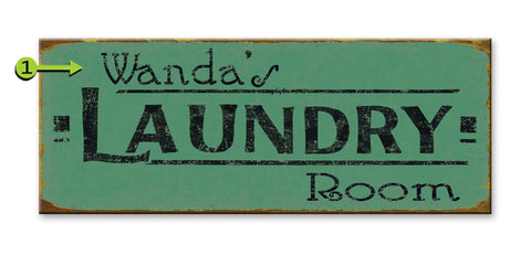 Laundry Room Wood 17x44