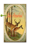 Enjoy the Outdoors (Whitetail Deer) Metal 23x39