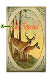 Enjoy the Outdoors (Whitetail Deer) Wood 28x48