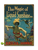 The Magic of Liquid Sunshine Metal 28x38