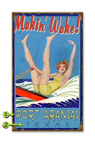 Makin' Wake Metal 23x39