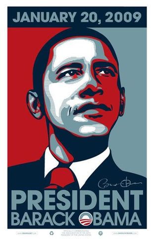 Barack Obama - Inauguration 2009 Movie Poster Print