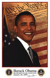 Barack Obama - Inauguration 2009 With Presidential Seals Movie Poster Print