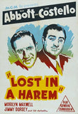 Abbott and Costello, Lost in a Harem, c.1944 Movie Poster Print