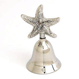 Set Of 4  Nickel Starfish Bell