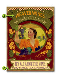 It's all about the Wine Wood 23x31