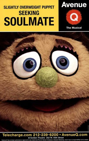 Avenue Q (Broadway) - style B Movie Poster Print