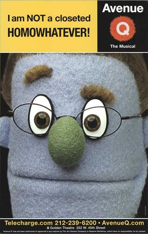 Avenue Q (Broadway) - style D Movie Poster Print
