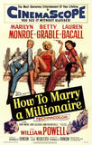 How to Marry a Millionaire, c.1953 - style C Movie Poster Print
