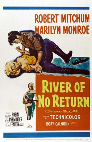 River of No Return, c.1954 - style C Movie Poster Print