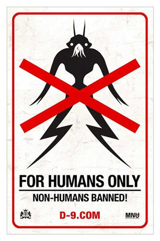 District 9 - style D Movie Poster Print