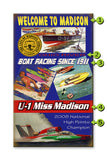 Miss Madison, Boat Racing Wood 18x30