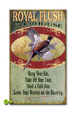 Royal Flush Wood 18x30