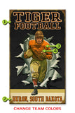 Football Jersey (use line 5 for Jersey Color change) Metal 18x30
