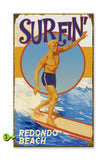 Stylin' Surfer Metal 18x30