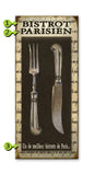 French Cafe Wood 17x44
