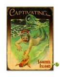 Captivating (with fish) Wood 23x31