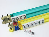 Classic American Mahjong Game Set (Mahjongg) in Metal Case 166 Tiles with Racks Chips Dice and Instructions