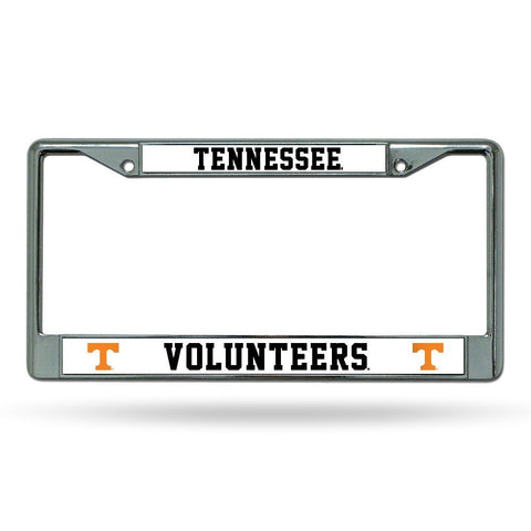 NCAA Tennessee Volunteers Chrome Plate Frame, Orange Lettering