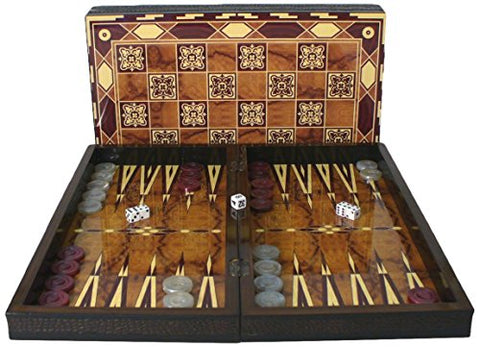 Worldwise Imports Marrakesh Decoupage Backgammon