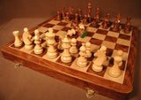 Sheesham Folding Chess Set in Chest