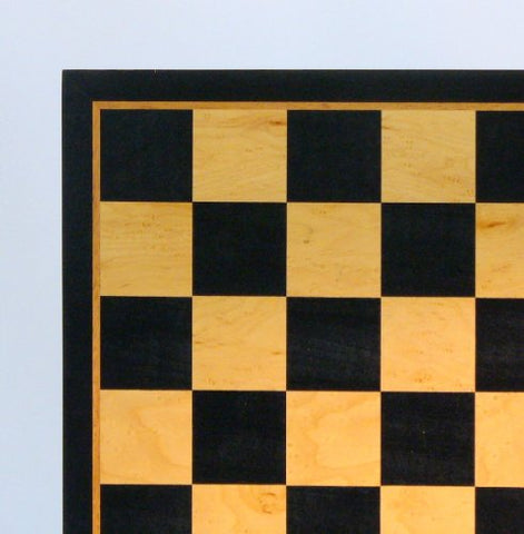 WorldWise 21in Black and Birdseye Maple Chess Board