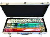 Classic American Mahjong Game Set (Mahjongg) in Metal Case 166 Tiles with Racks Chips Dice and Instructions
