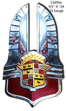 ArtFuzz Cadillac Vintage Car Hood Ornament Metal Laser Cut Out