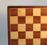 17" Padauk and Maple Veneer Chess Board