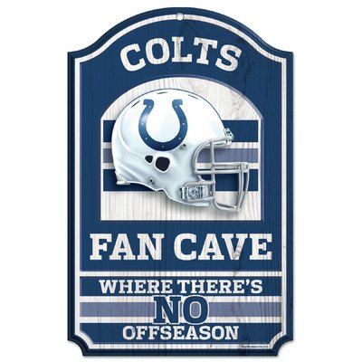 WinCraft NFL Indianapolis Colts 05449010 Wood Sign, 11