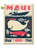 Havin a Whale of a Time Metal 23x31