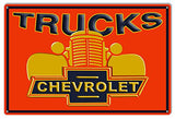 ArtFuzz Chevrolet Trucks Garage Shop Man Cave Metal Sign 12x18