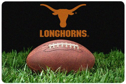 NCAA Texas Longhorns Classic Football Pet Bowl Mat, Large