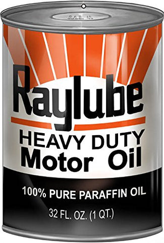 ArtFuzz Raylube Motor Oil Can Reproduction Gas Station Metal Sign 12x18