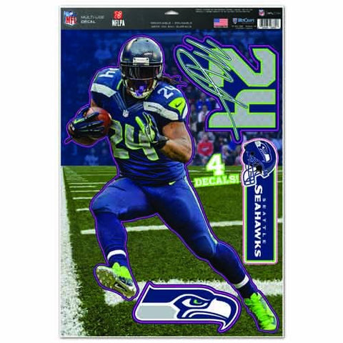 WinCraft NFL Seattle Seahawks WCR37822014 Multi-Use Decal, 11
