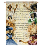ArtFuzz I'm Too Blessed Poem 26" x 36" Wall Hanging