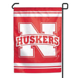 Wincraft NCAA Nebraska Cornhuskers Garden Flag, Team Color, 12"x18", 2-Sided