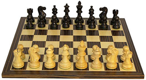 American Emperor Chess Set, Black