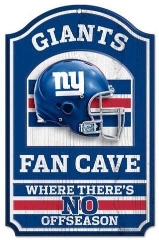 WinCraft NFL New York Giants 05922010 Wood Sign, 11