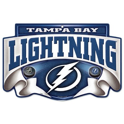 Wincraft NHL Wood Sign Team: Tampa Bay Lightning