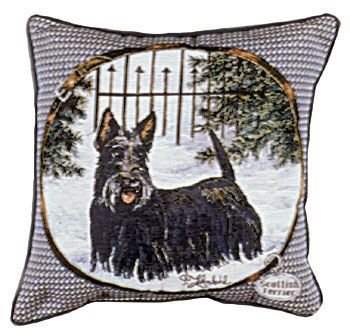 Simply Scottish Terrier Pillow