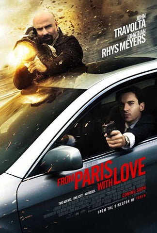 From Paris with Love - style F Movie Poster Print