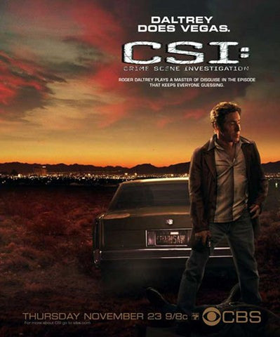 CSI: Crime Scene Investigation Movie Poster Print